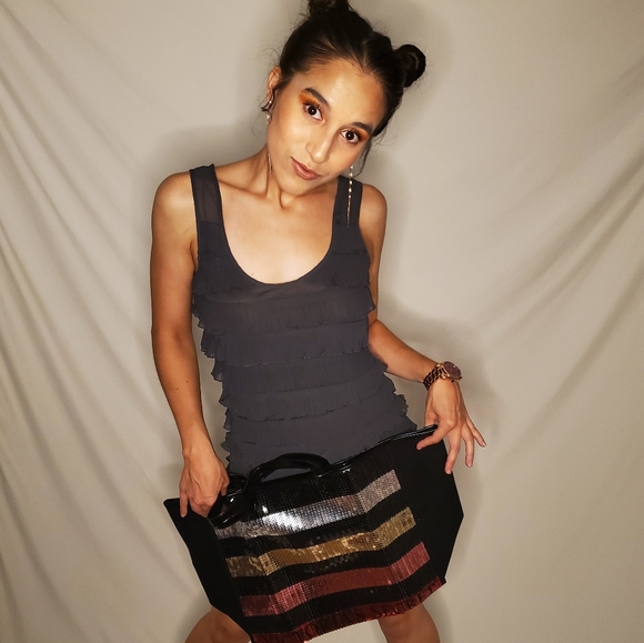 VICTORIA SECRET SEQUIN TOTE - Picture 6 of 8